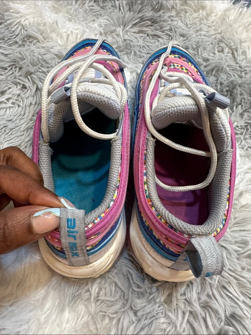 Nike Women’s Pink, Blue & Beige Multicolor Runner Sneakers